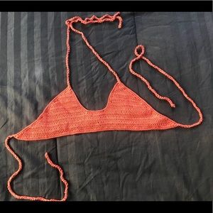 Crochet bikini top